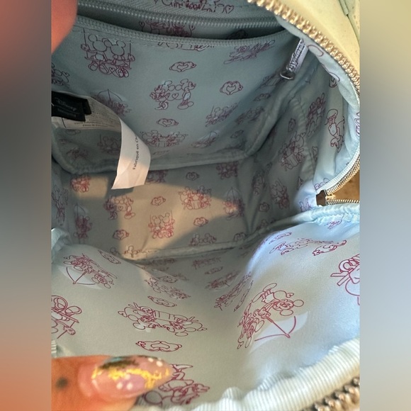Disney Loungefly ‘Just Married’ Mickey & Minnie Mini Backpack w/ bride bow/veil - Picture 5 of 10